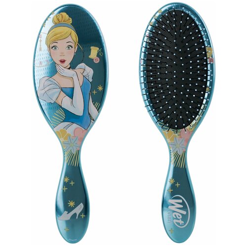 WET BRUSH DISNEY PRINCESS TRUE CINDERELLA BLUE Щетка для спутанных волос Дисней (Золушка) женская расчёска для влажных и вьющихся волос