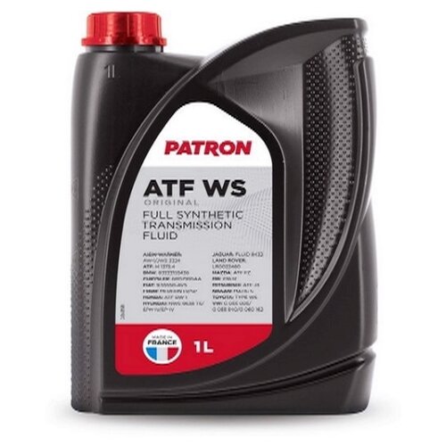Масло трансмиссионное PATRON ATF WS Original, 1 л, 1 шт.