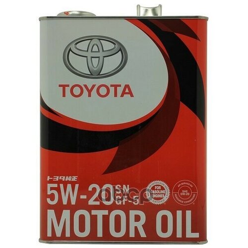 TOYOTA Toyota Motor Oil 5W-20 Sn/Gf-5 4Ë (0888010605) Ñèí. Ssïîíèÿ