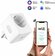Умная Wi-Fi розетка Gauss Smart Home 10A 2300W c заземлением упра...