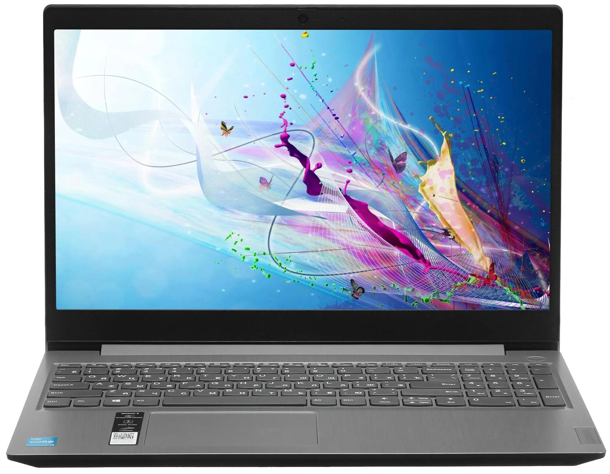 Ноутбук Lenovo IdeaPad 3 15ITL05, 15.6", IPS, Intel Core i3 1115G4 3.0ГГц, 8ГБ, 512ГБ SSD, Intel UHD Graphics , noOS, , серый - фото №1