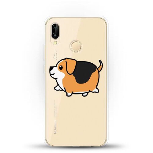 фото Силиконовый чехол толстый бигль на huawei nova 3e andy & paul