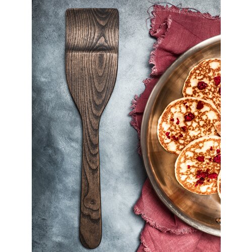 Деревянная лопатка из темного ясеня