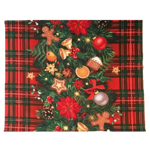 Новогоднее праздничное полотенце 42x50см
