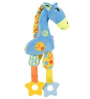 Игрушка для собак Zolux плюшевая, "Жираф", голубая NEW (480078BLE) 30*10 см