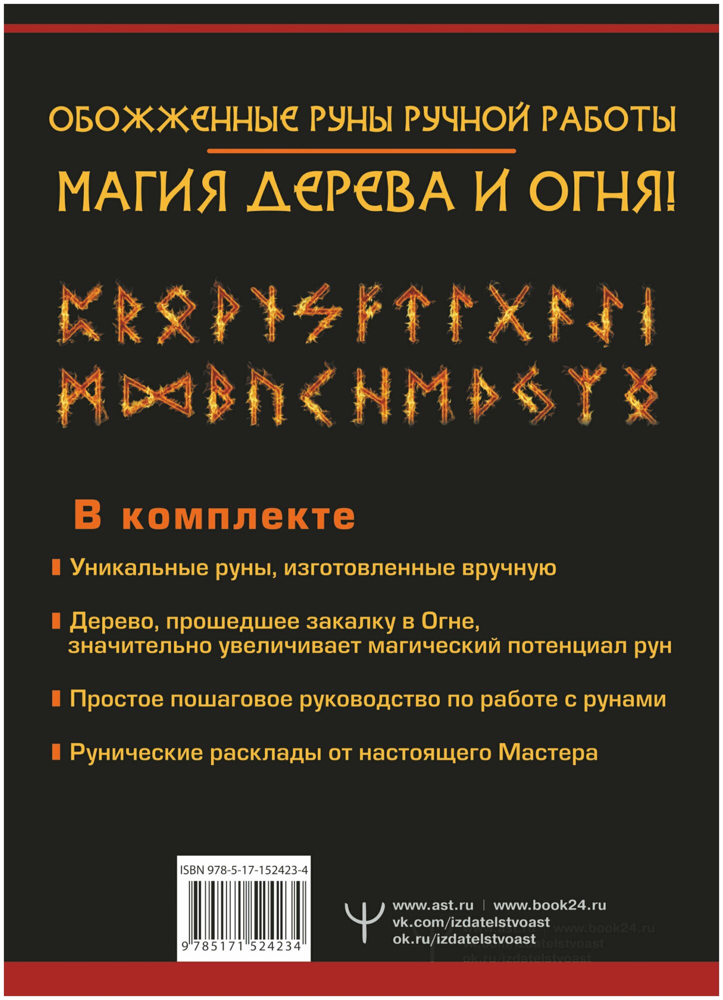 Руны огня. Защита и предсказание судьбы. 25 деревянных рун. Подарочный набор - фото №3