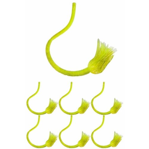 Силиконовые приманки для рыбалки со вкусовым ароматизатором 8 шт 15 см 4 гр 243₽