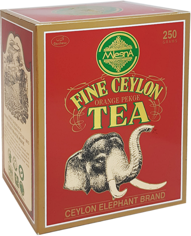Чай черный крупнолистовой Mlesna «Fine Ceylon Tea» (Замечательный Чай Цейлона «Красный Слон») листовой 250гр.