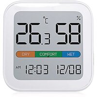 Метеостанция с часами и датой MIIIW Comfort Temperature And Humidity Clock S210