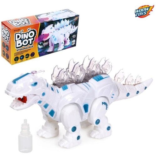 игрушка на батарейках интерактивная dinobot triceratops WOOW TOYS Игрушка на батарейках интерактивная Dinobot, Stegosaurus