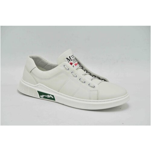 фото Полуботинки мужские летние milana 211804-1-1301 белый размер 42