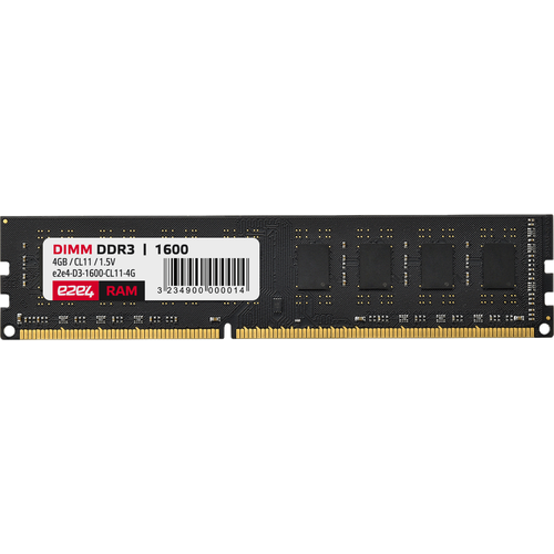 Память DDR3 DIMM 4Gb, 1600MHz e2e4