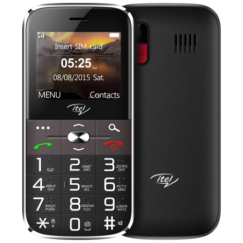 Телефон Itel It2590, SIM+micro SIM, темно-синий