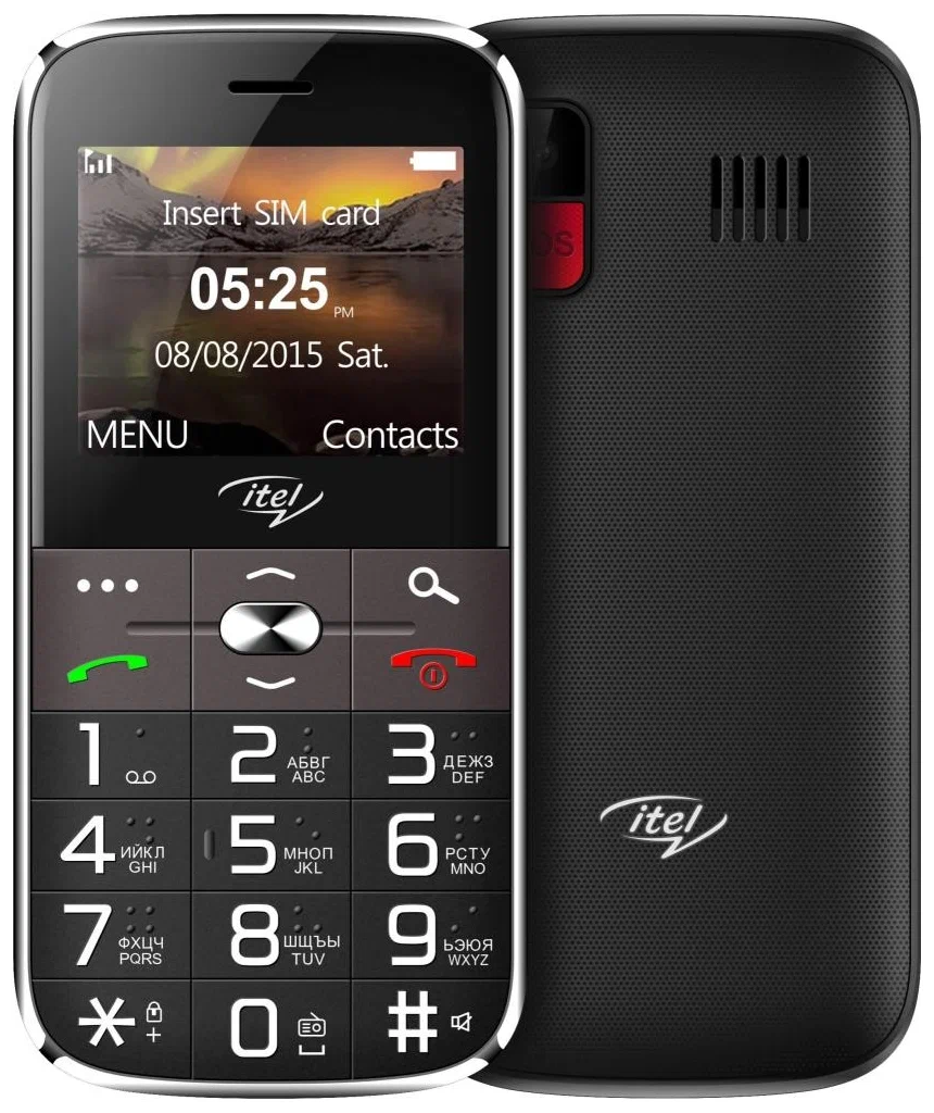 Телефон Itel It2590, черный