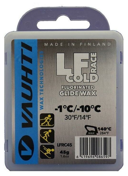 Низкофтористый парафин VAUHTI LF RACE COLD 45 гр.