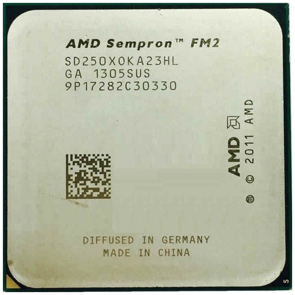 Процессор AMD Sempron X2 250 FM2,  2 x 3200 МГц, OEM