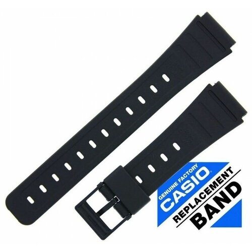 Ремешок CASIO, диаметр шпильки 1.8 мм, размер 18, черный 300pcs 0 5w zener diode assorted kit 2v 2 2v 2 4v 2 7v 3v 3 3v 3 6v 3 9v 4 3v 18v 20v 22v 24v 27v 30v 39v assortment set