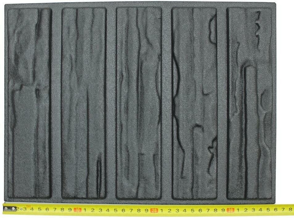 Форма для производства камня из гипса и бетона "Сланец". Гипсовый кирпич, набор форм для изготовления декоративной плитки / отделочного камня