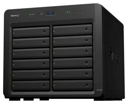 Модуль расширения Synology Expansion Unit for DS3622xs+,DS2422+/upto 12hot plug HDDs SATA(3,5' or 2,5')/1xPS incl Infiniband Cbl'' (DX1222) - фото №1