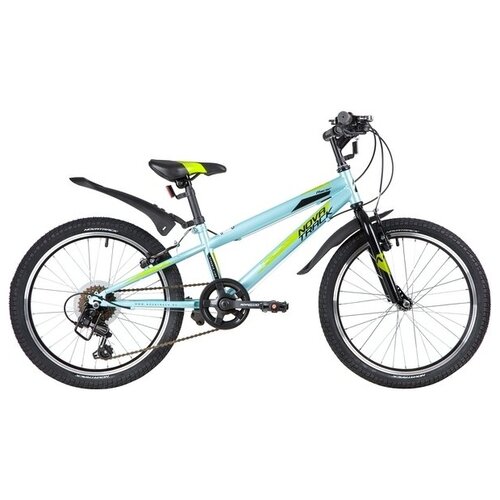 Детский велосипед NOVATRACK 20 RACER 6V голубой сталь 6 скор Microshift TS38-6Shimano V-Brake 1605000₽