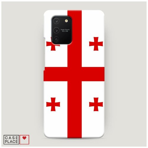 фото Чехол пластиковый samsung galaxy s10 lite флаг грузии case place