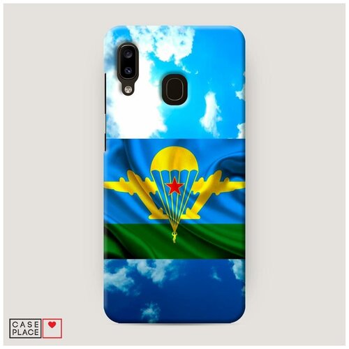 фото Чехол пластиковый samsung galaxy a30 вдв флаг в небесах case place