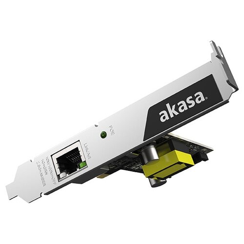 Сетевой адаптер Akasa AK-PCCE25-02 pcie x4 двойной порт rj45 10 100 мбит с 1g гигабитный ethernet lan сетевой серверный адаптер карта intel82576 чип с радиатором txa030