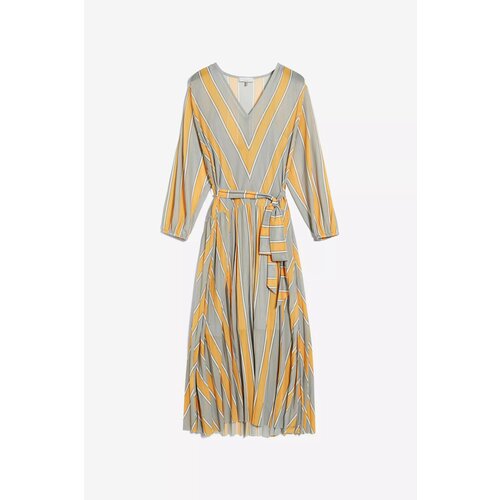 платье для женщин, Cinque, модель: 5256-2427, цвет: желтый/серый, размер: L