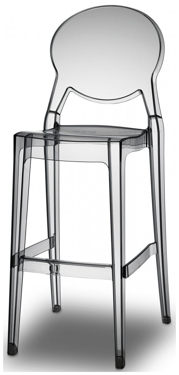 Барный прозрачный стул Scab Design Igloo, серый