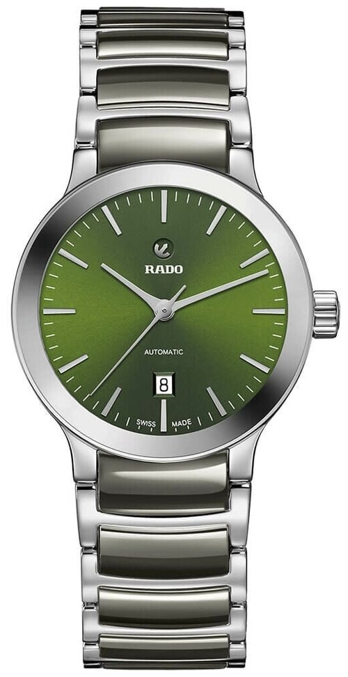 Наручные часы RADO, зеленый, серебряный