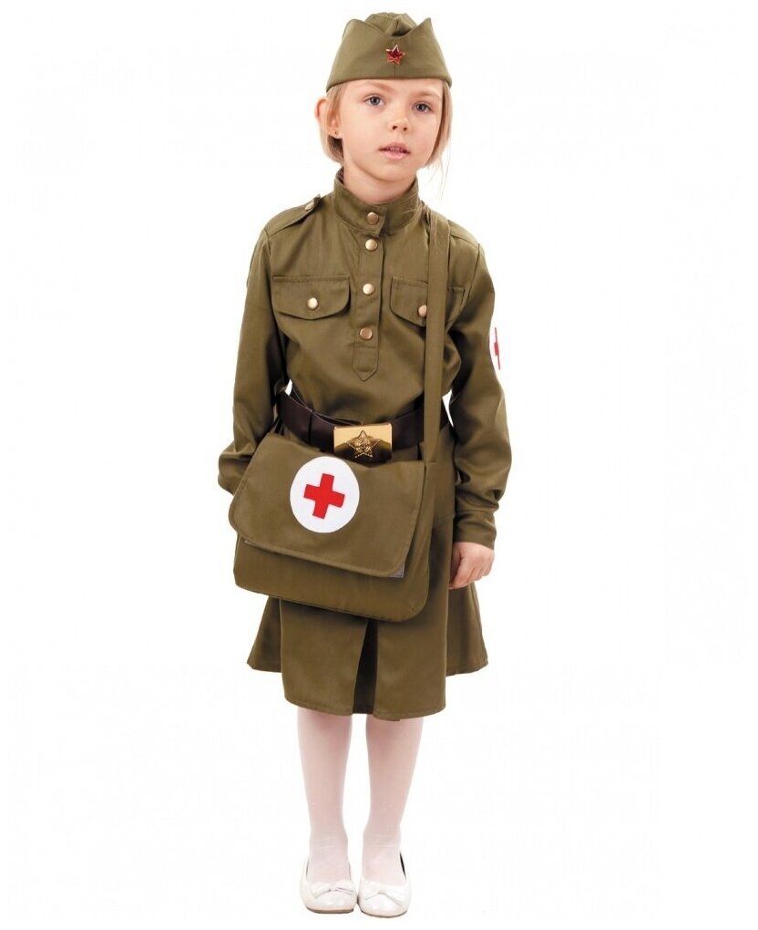 Детский костюм военной медсестры (11060) 140 см