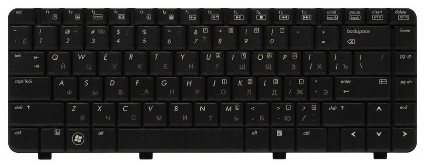 Клавиатура для ноутбуков HP Compaq Presario CQ40, CQ45 RU, Black