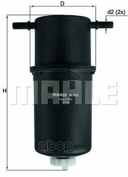 Топливный Фильтр Mahle/Knecht арт. KL873