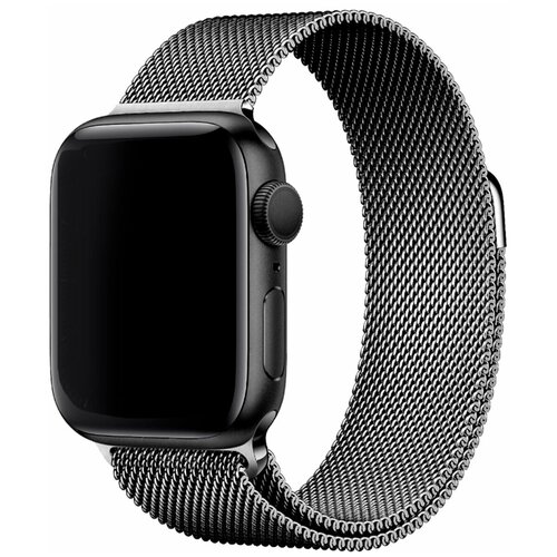 фото Металлический ремешок для smart watch apple watch 38mm миланская петля (графит) pastila