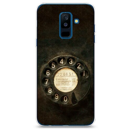 фото Силиконовый чехол "старинный телефон" на samsung galaxy a6 + / самсунг галакси а6 плюс case place