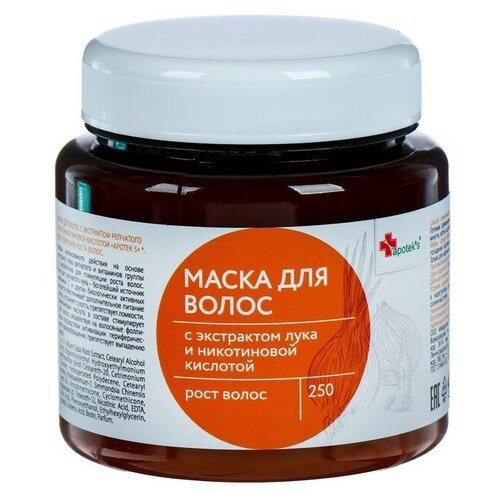 Маска для волос Apotek`s с экстр. репчат. лука и никотин. кислотой, 250мл 2875392