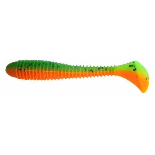 Виброхвост Helios Catcher Pepper Green & Orange, 7 см, 7 шт. (HS-1-018)