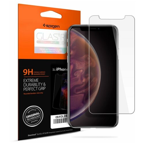 Защитное стекло SPIGEN для iPhone 11 / XR - GLAS.tR SLIM HD - SGP-064GL24527 салфетка из микрофибры ультра фреш 2 1 шт vileda