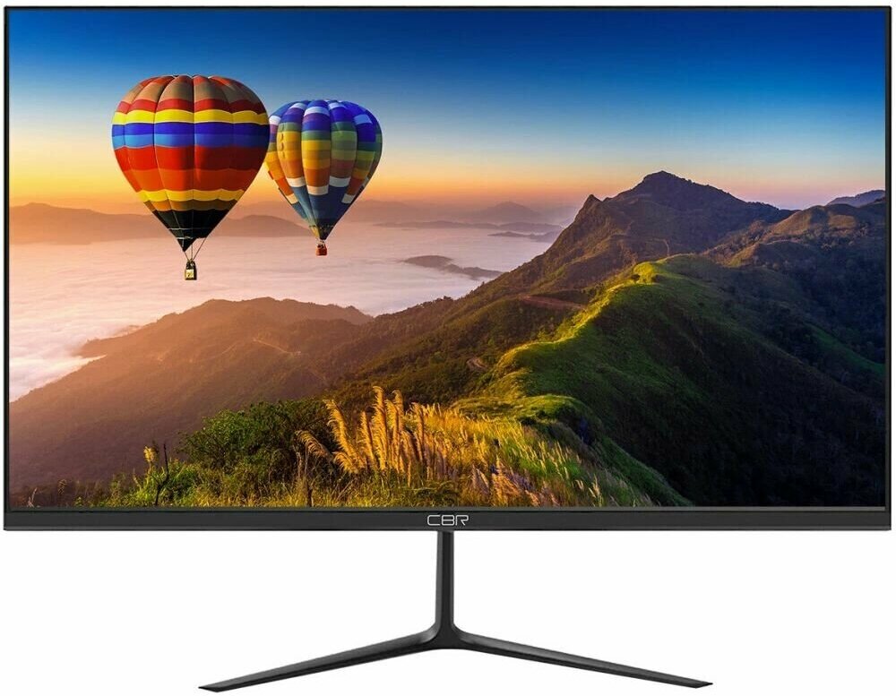 CBR LCD Монитор 238" MF-2403 безрамочный VA 1920x1080 75Гц 1*VGA 1*HDMI черный кабель HDMI 1.5м в комплекте [LCD-MF2403-OPC]