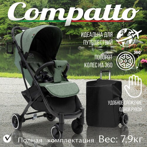Прогулочная коляска SWEET BABY Compatto, light green