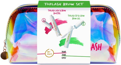 Toplash Набор Brow Set, 9 мл, разноцветный