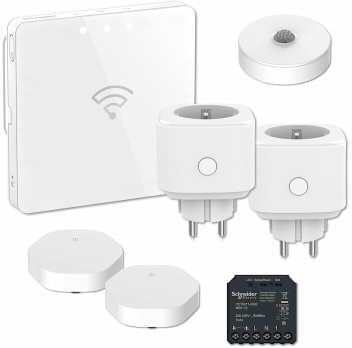 Комплект Умного дома WISER Комфорт ZigBee Schneider Electric (KIT_CCT80011_TO)