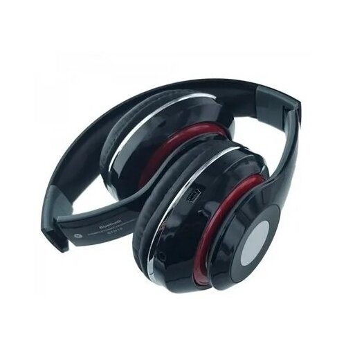 Наушники беспроводные полноразмерные Wireless STN13HD микрофон Aux Bluetooth MP3 плеер FM-радио аккумулятор 300 mAh складные стерео Черные 197000₽