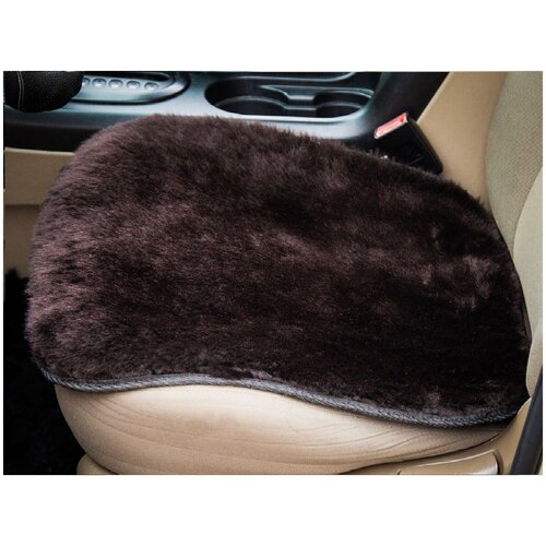 Накидка на сидушку меховая из овчины Shkura-Dekor песочная