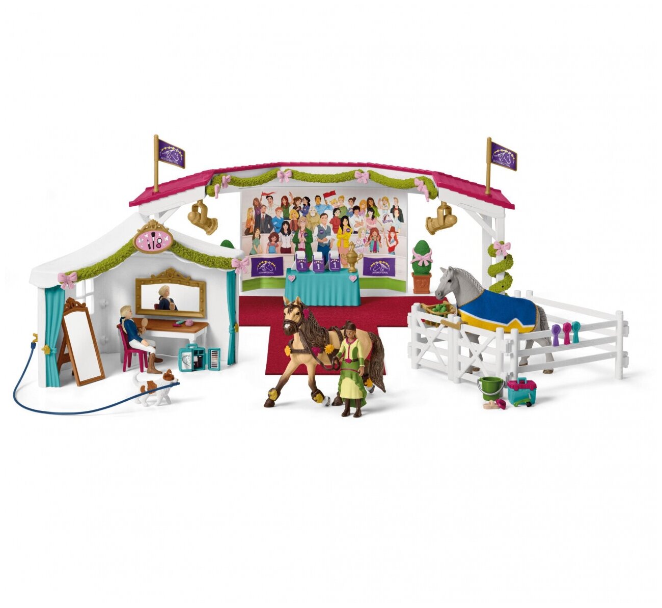Фигурки Schleich Большое конное шоу 42466, 5 шт., 55 дет. - фото №19