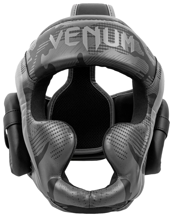 Боксерский шлем Venum Elite Black/Dark Camo - Venum