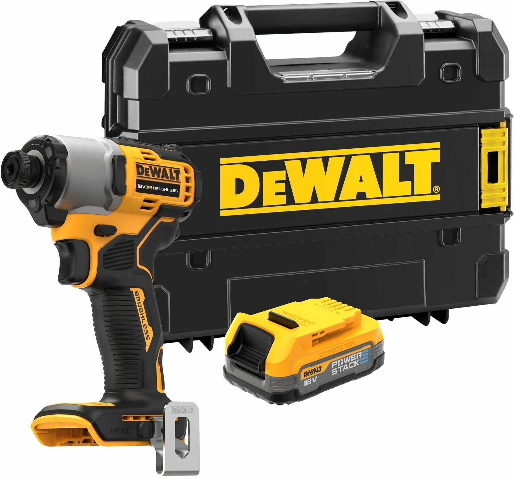 Аккумуляторный бесщеточный импульсный шуруповерт DEWALT DCF840E1T 18 В XR - фотография № 2