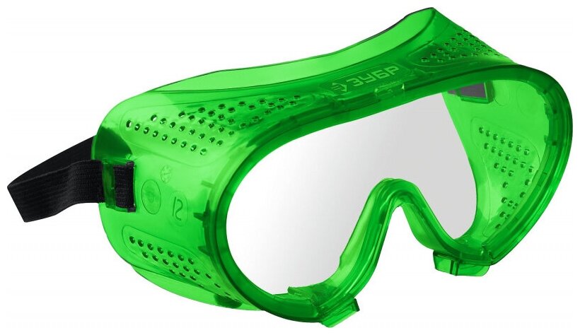 Защитные прозрачные очки ЗУБР мастер 3 закрытого типа с прямой вентиляцией