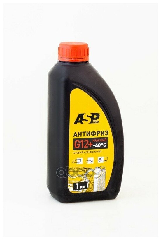 Антифриз G12/G12+ Готовый Красный 1л Afr1000 ASP арт. AFR1000