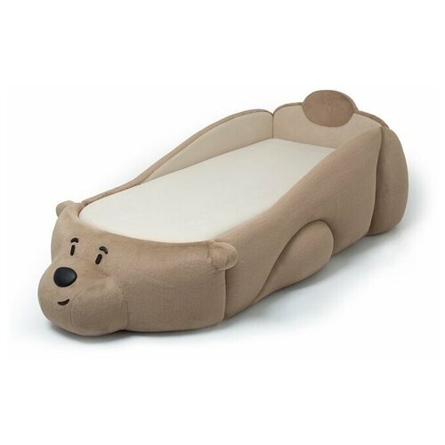 фото Кровать romack sonya мишка коричневый +ящик +объемное изголовье romack mobel